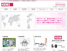 Tablet Screenshot of keb.jp